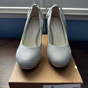 Silver heels